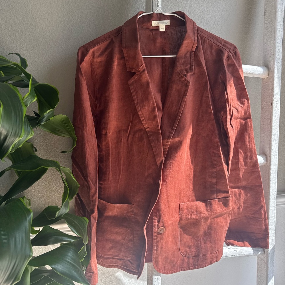 Eileen Fisher Terracotta Blazer